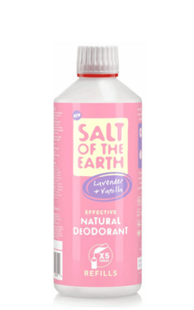 Náhradná náplň deodorantu LEVANDUĽA & VANILKA, Salt of the Earth, 500ml