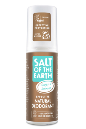 Sprejový deodorant, ZÁZVOR & JASMÍN, Salt of the Earth, 100ml
