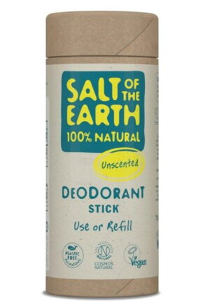 Prírodný deodorant bez vône Salt of the Earth, deo stick NÁHRADNÁ NÁPLŇ