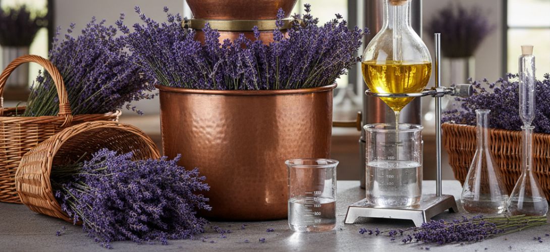Výroba esenciálnych olejov