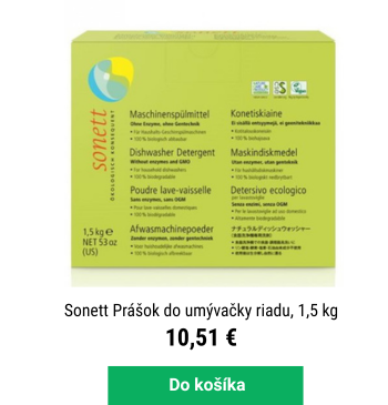 Sonett prášok do umývačky