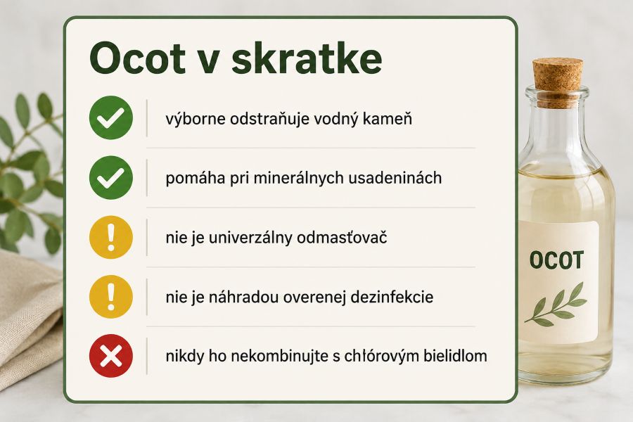 Ocot na cistenie