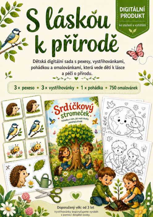 Digi sada pro deti omalovanky a pexeso