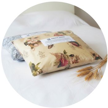 pohankové a špaldové vankúše natural