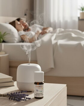 Hanus levanduľa esenciálny olej pre lepší spánok