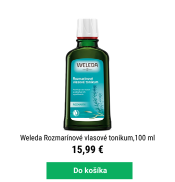 Weleda rozmarínové tonikum na vlasy