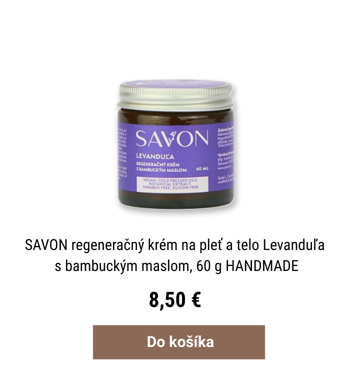 Levanduľový krém Savon prírodný