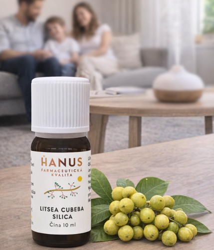 Hanus litsea cubeba esenciálny olej do difuzera