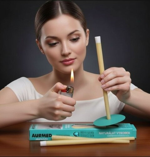 Ušné sviečky zapálenie