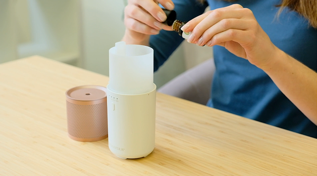 aroma difuzer Traveller použitie