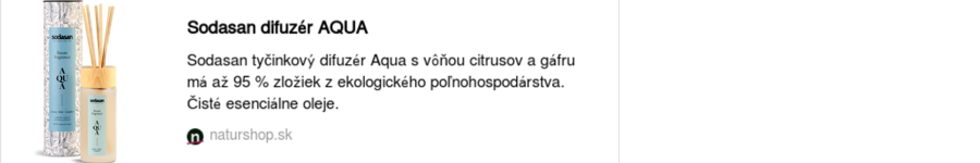 Link na difuzér Aqua Sodasan