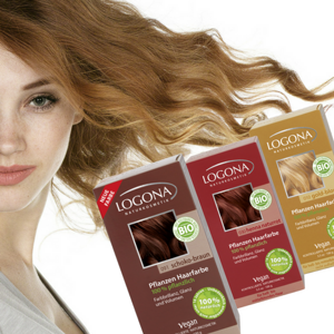 logona 100% prírodné práškové farby na vlasy