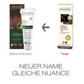 Logona Krémová farba na vlasy GAŠTANOVOHNEDÁ, na stredný blond až tmavohnedé vlasy, 150 ml