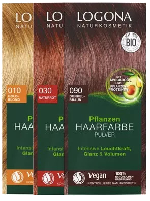 Logona prírodné vlasy na farby