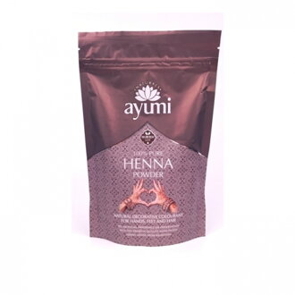 Henna prášok - farba na ruky, nohy a vlasy AYUMI, 200 g