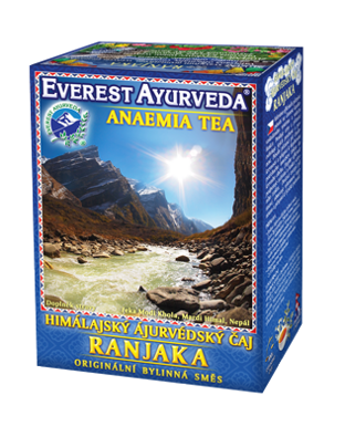 Ajurvédsky himalájsky čaj RANJAKA pri anémii, 100 g sypaný