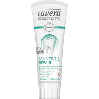 Lavera Zubná pasta Sensitiv & Repair - s FLUORIDOM, 75 ml
