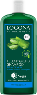 Logona Šampón hydratačný s BIO aloe vera - suché a poškodené vlasy, 250 ml
