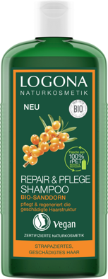 Logona REPAIR šampón BIO rakytník - na poškodené vlasy, 250 ml
