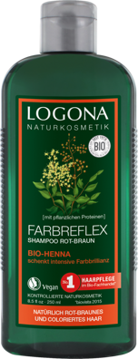 Logona Šampón Henna - hnedé a farbené vlasy, 250 ml