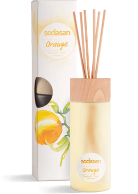 Sodasan Prírodná bytová vôňa DIFUZÉR tyčinkový - pomaranč, 200 ml