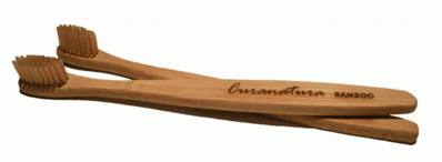 Curanatura Eko bambusová zubná kefka BAMBOO, mäkká (bambusové štetinky)