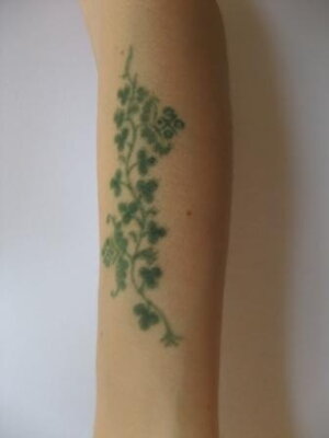 Henna tetovanie s Henna penna zelenou Emerald