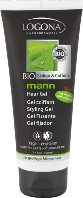 Logona Gél na vlasy Mann, BIO ginkgo a kofeín, 100 ml