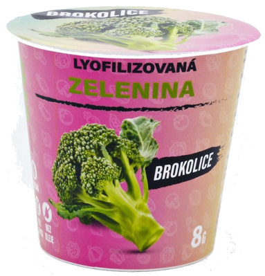 Snack2Go Brokolica lyofilizované, 8g POCHUTINA na KONZUMÁCIU