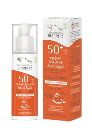 Opaľovací detský krém BIO Alga Maris spf 50+, 100ml