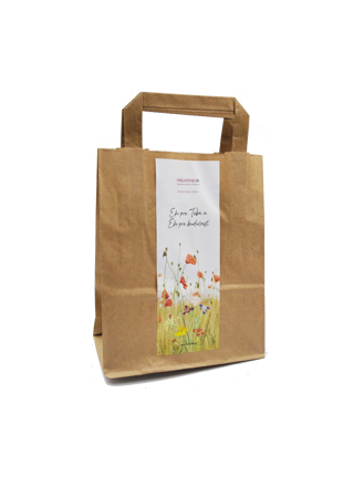 Eko darčeková taška Naturshop.sk MALÁ, naklikaj si do nej produkty, vhodné aj pre FIRMY + eko mydlo ZDARMA