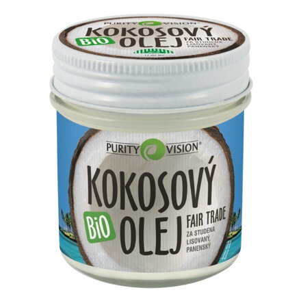 Kokový olej Purity Vision 100 ml - nad 130 EUR