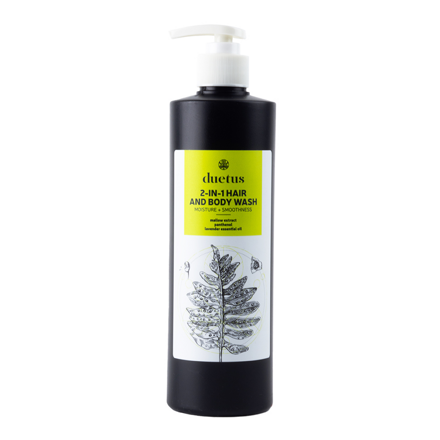 Duetus 2v1 vlasový a telový šampón so slezom, pantenolom a levanduľou, 500ml