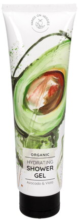 Bio Hydratačný sprchový gél, Avokádo & Fialka, 150ml 