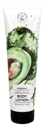 Bio Hydratačné telové mlieko, Avokádo & Fialka, 150ml