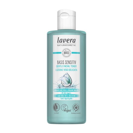 Lavera Basis Sensitiv hydratačná pleťová voda s BIO aloe vera, 125 ml