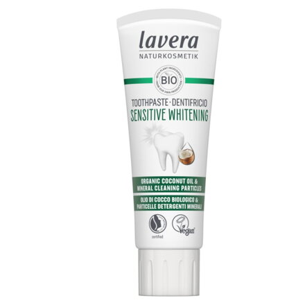 Lavera Zubná pasta bieliaca - s FLUORIDOM, 75 ml