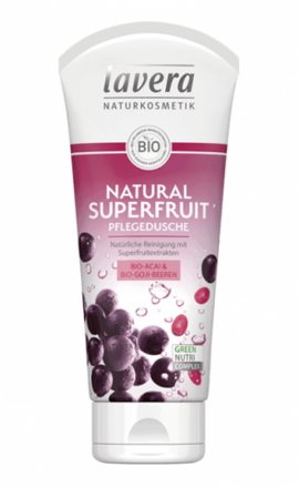 Lavera Sprchový gél NATURAL SUPERFRUIT, 200 ml VÝPREDAJ