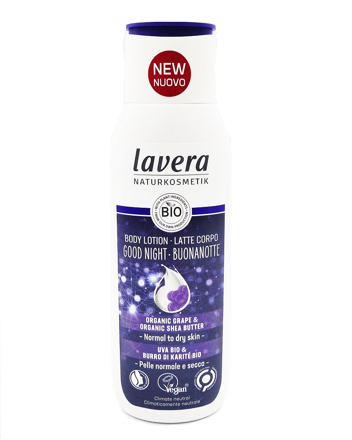 Telové mlieko Lavera, Nočná starostlivosť, Limited Edition, 200ml 