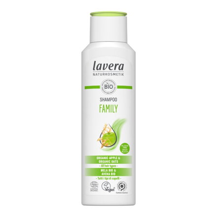 Lavera Rodinný šampón FAMILY pre normálne vlasy, 250 ml