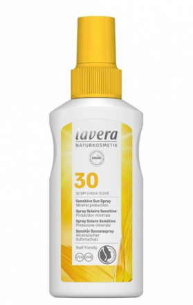 Lavera Sun Opaľovacie mlieko Sensitiv v spreji SPF 30 BIO, 100 ml