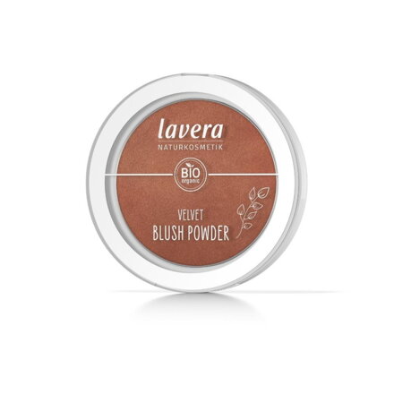 Lavera Zamatová púdrová lícenka 03 - Cashmere Brown, 4,5 g