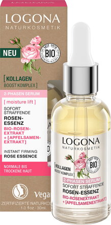 Logona Hydratačné 2-fázové sérum BIO ruža - pre suchú a zrelú pleť, 30 ml