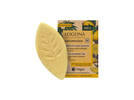 Logona Sprchovacie mydlo bio konope a citrón, 60 g