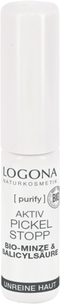 Logona Aktívny roztok na vyrážky BIO mäta a kyselina salicylová, 6 ml