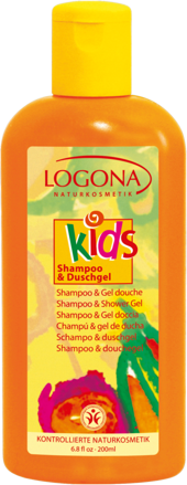 Logona Šampón a sprchový gél Kids, 200 ml