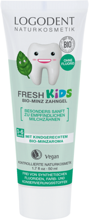 Logona Detský zubný gél FRESH KIDS Mäta, 50 ml