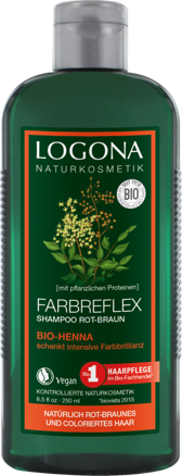 Logona Šampón Henna - hnedé a farbené vlasy, 250 ml