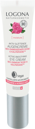 Logona Vyhladzujúci očný krém BIO ruža, 15 ml