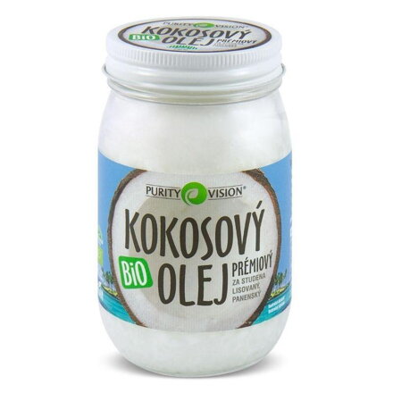 Kokosový olej BIO Fair Trade Purity Vision, 420 ml